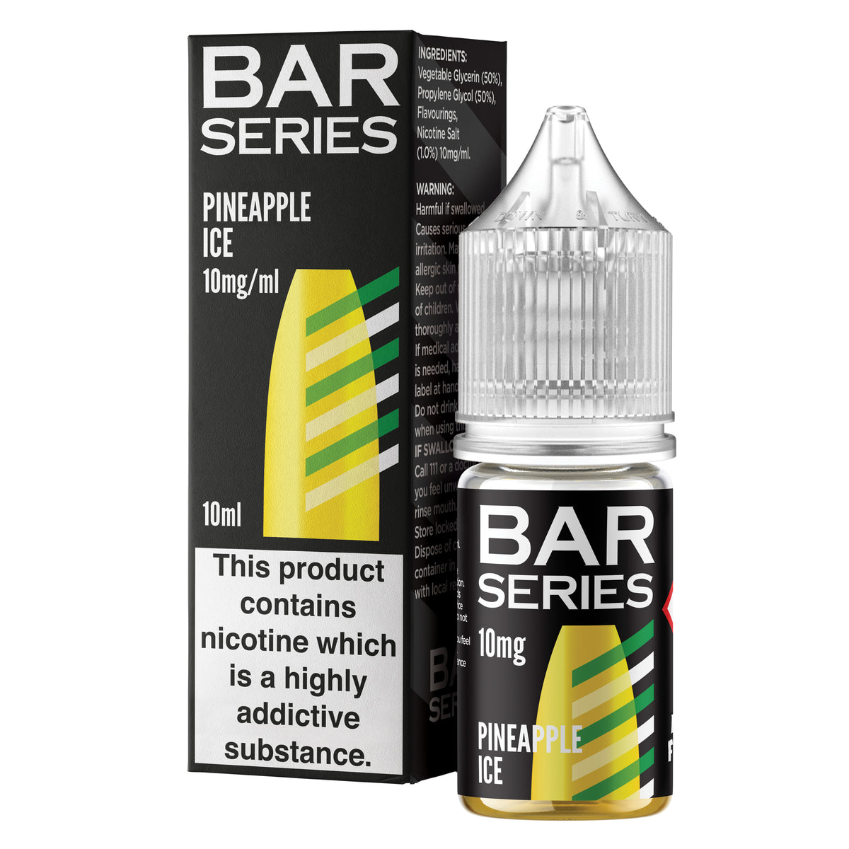 Bar Series Pineapple Ice 10ml Nic Salt - 10mg