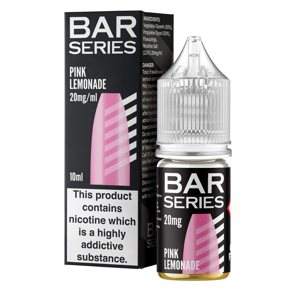 Bar Series Pink Lemonade 10ml Nic Salt - 20mg