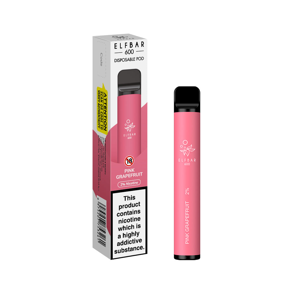 Elf Bar 600 Disposable Vape Device 20mg