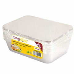 CaterGold Plastic Food Container 500ml 6pk