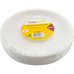 CaterGold Reusable Plastic Plate 10