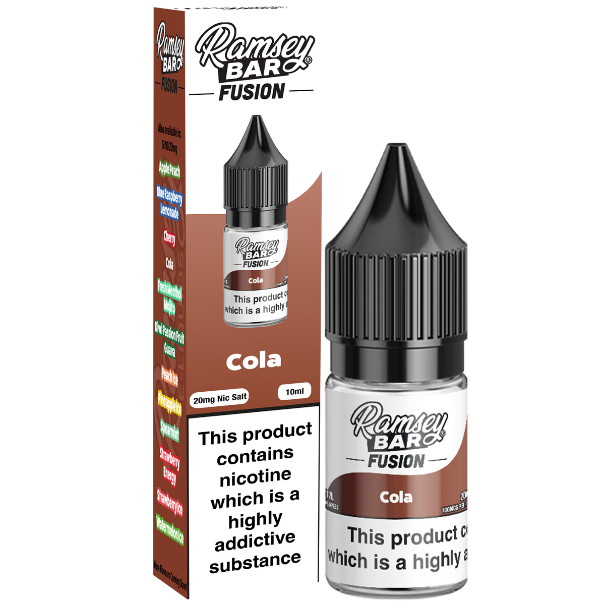 Cola Nic Salt by Ramsey E-Liquids - Nic Salts UK