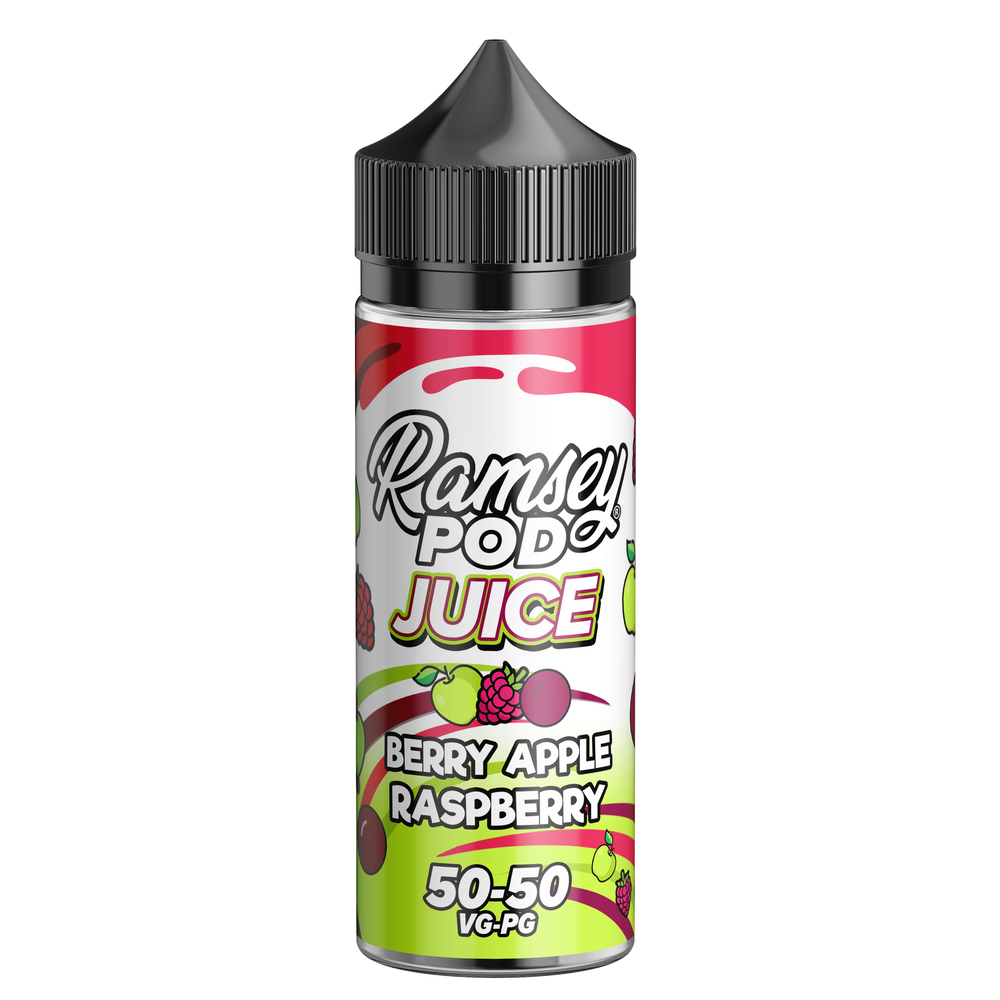 Ramsey Pod Juice Berry Apple Raspberry 100ml Shortfill