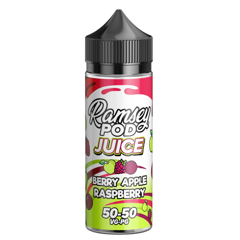 Ramsey Pod Juice Berry Apple Raspberry 100ml Shortfill