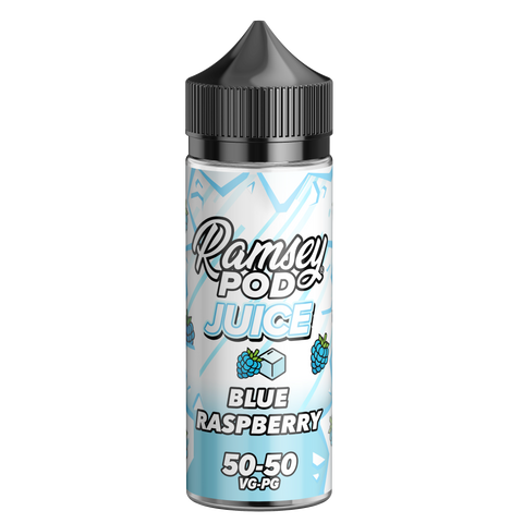 Ramsey Pod Juice Blue Raspberry Ice 100ml Shortfill