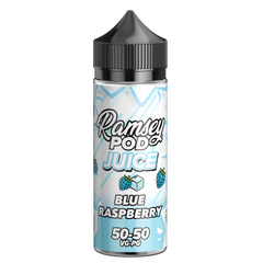 Ramsey Pod Juice Blue Raspberry Ice 100ml Shortfill