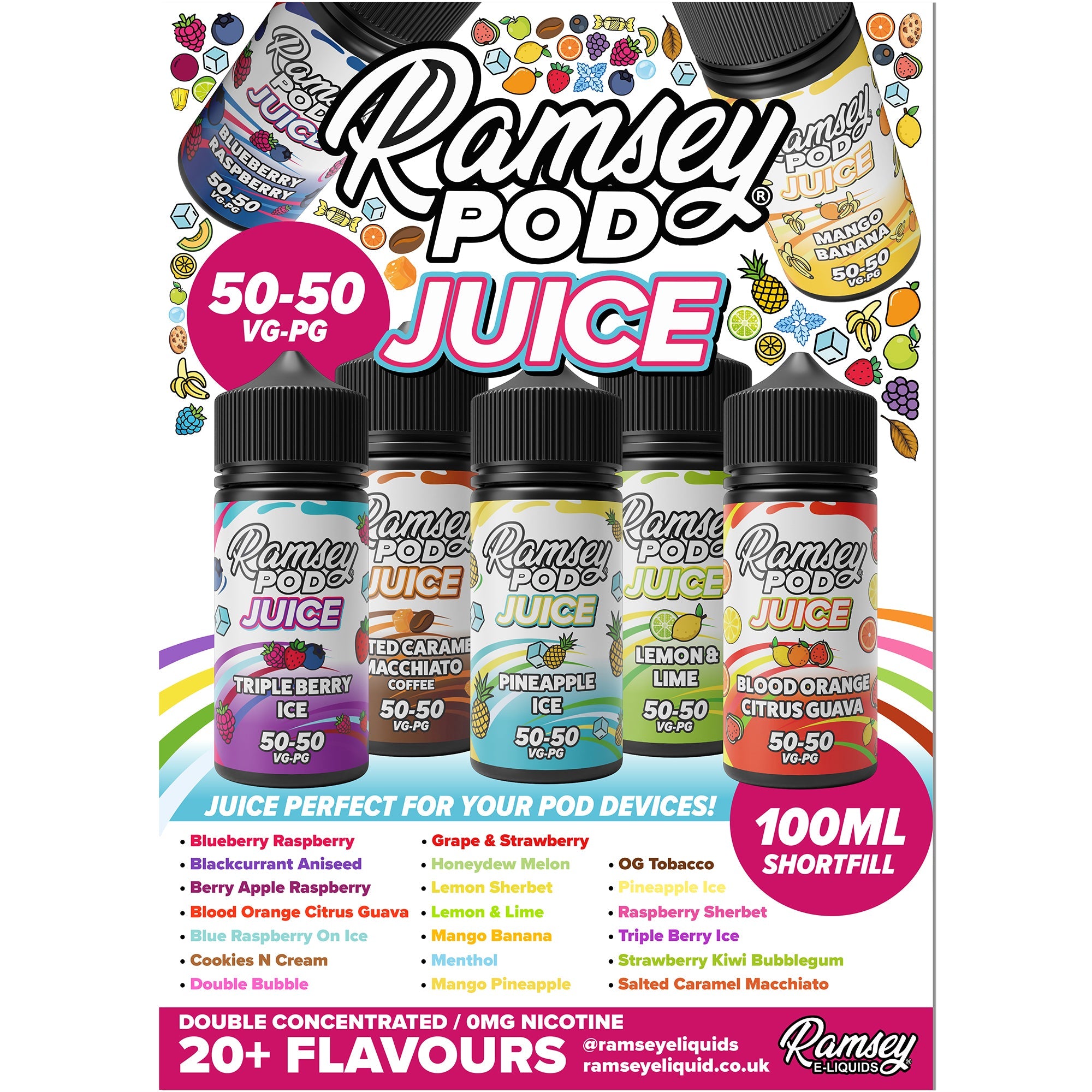 Ramsey Pod Juice A3 Poster