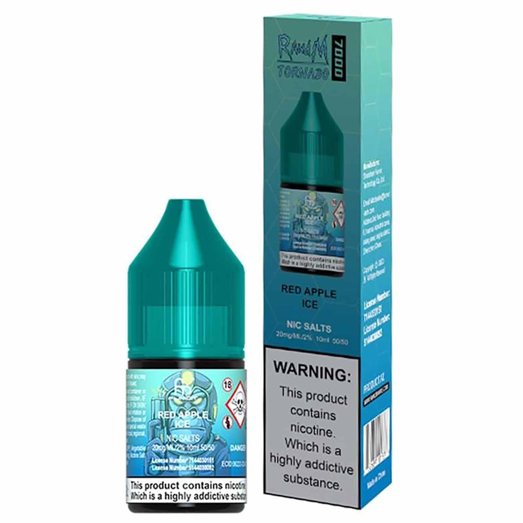 RandM 7000 Red Apple Ice Nic Salt 10ml