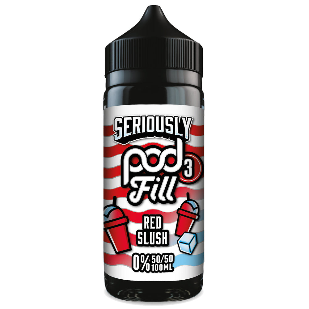 Seriously Pod Fill X3 Red Slush 0mg 100ml Shortfill