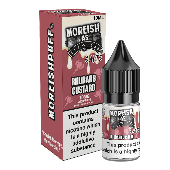 Rhubarb Custard Nic Salt by Moreish Puff - Nic Salts UK