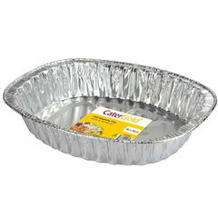 CaterGold Large Oval Foil Roasting Tray 46x36cm