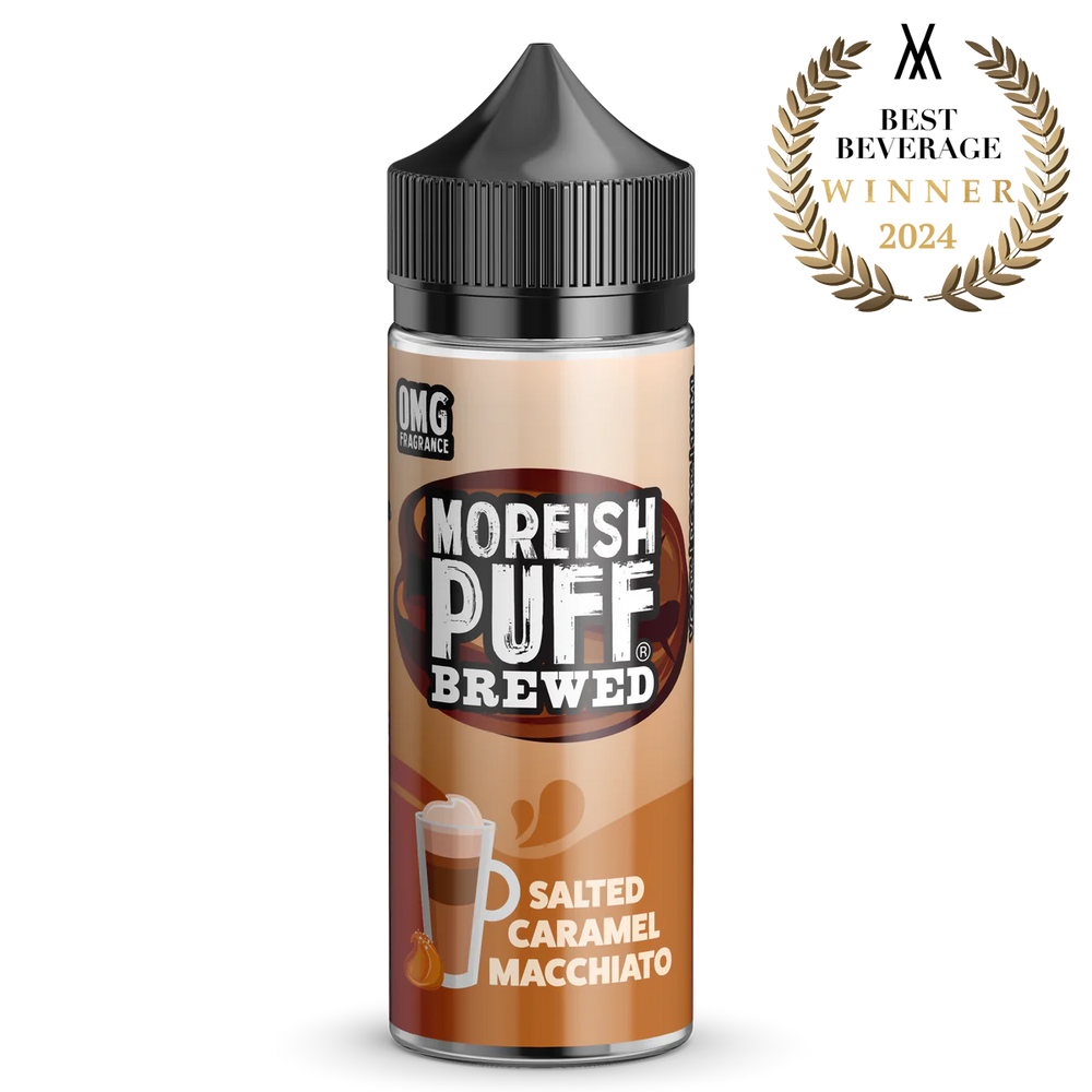 Moreish Puff Brewed Salted Caramel Macchiato 100ml Shortfill