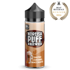 Moreish Puff Brewed Salted Caramel Macchiato 100ml Shortfill