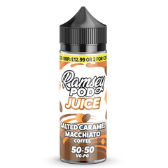 Ramsey Pod Juice Salted Caramel Macchiato 100ml Shortfill