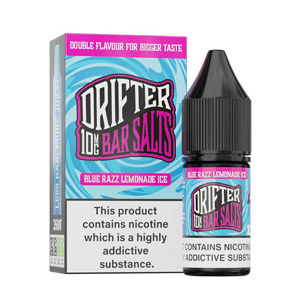 Drifter Bar Salts Blue Razz Lemonade Ice 10ml Nic Salt 10mg