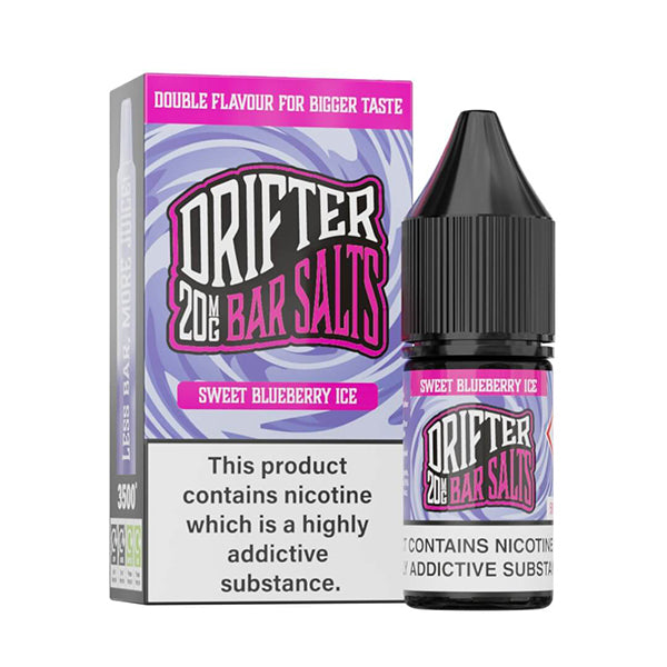 Drifter Bar Salts Sweet Blueberry Ice 10ml Nic Salt 20mg