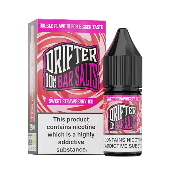 Drifter Bar Salts Sweet Strawberry Ice 10ml Nic Salt 10mg