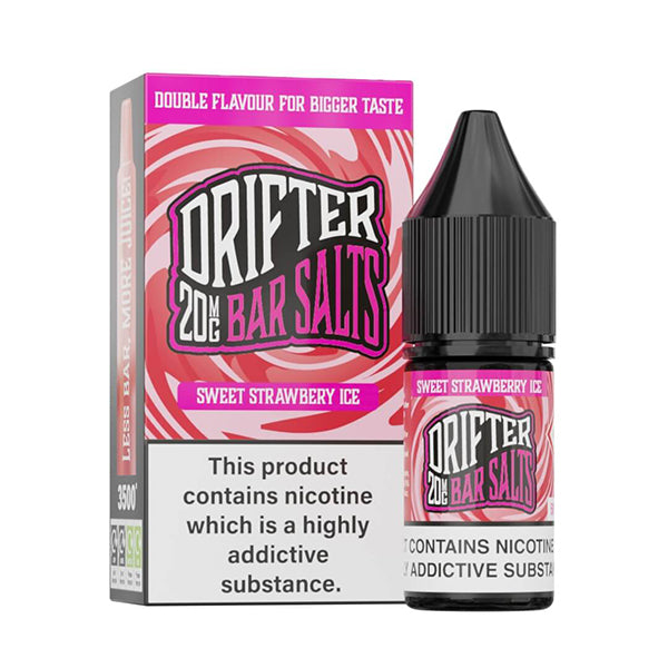 Drifter Bar Salts Sweet Strawberry Ice 10ml Nic Salt - 20mg