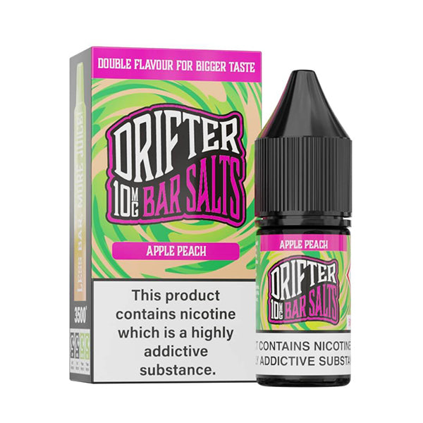 Drifter Bar Salts Apple Peach 10ml Nic Salt 10mg