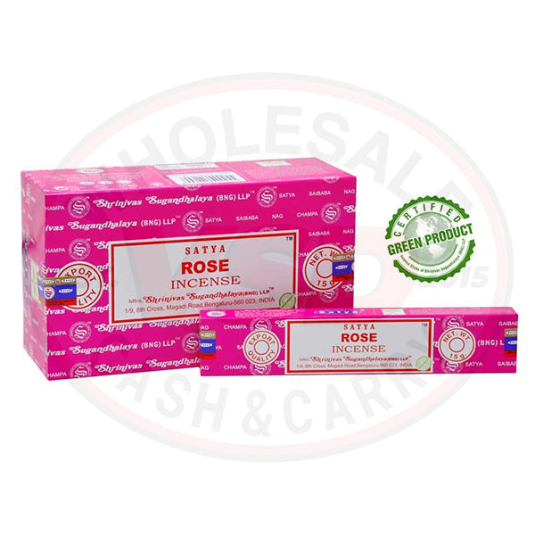 Satya Incsense Sticks - Indian Rose