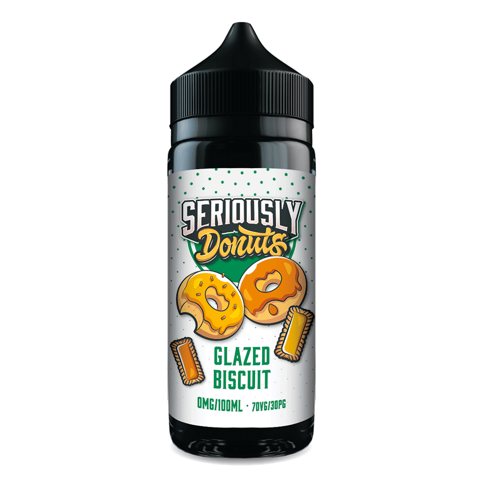 Seriously Donuts Glazed Biscuit 0mg 100ml Short Fill