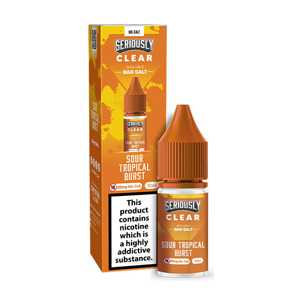 Doozy Vape Seriously Clear Nic Salts (20mg) - Sour Tropical Burst