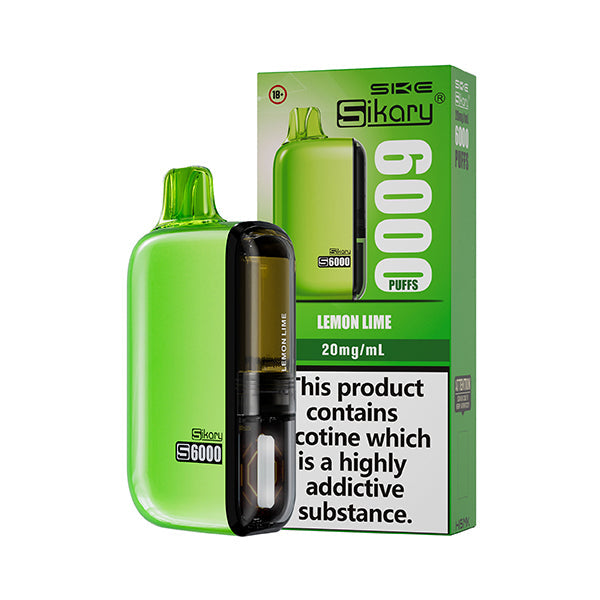 SKE Sikary S6000 Disposable Vape Lemon Lime