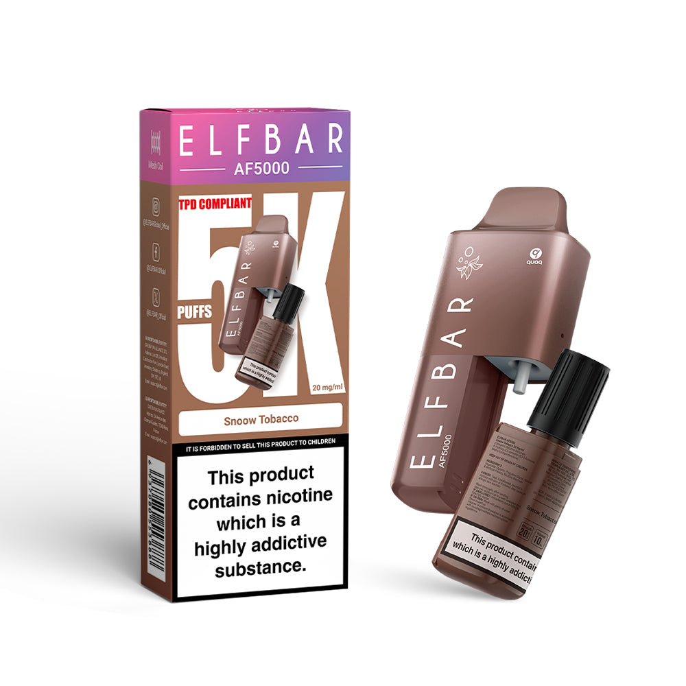 Elf Bar AF5000 Disposable Vape - Snoow Tobacco