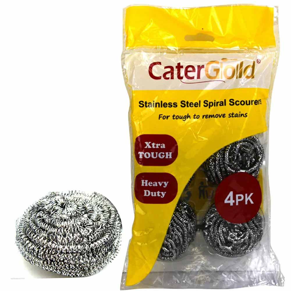 SS Spiral Scourer 4pk W15