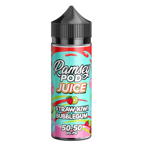 Ramsey Pod Juice Straw Kiwi Bubblegum 100ml Shortfill