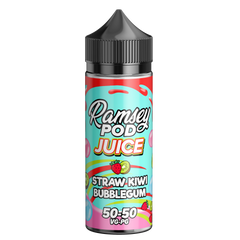 Ramsey Pod Juice Straw Kiwi Bubblegum 100ml Shortfill
