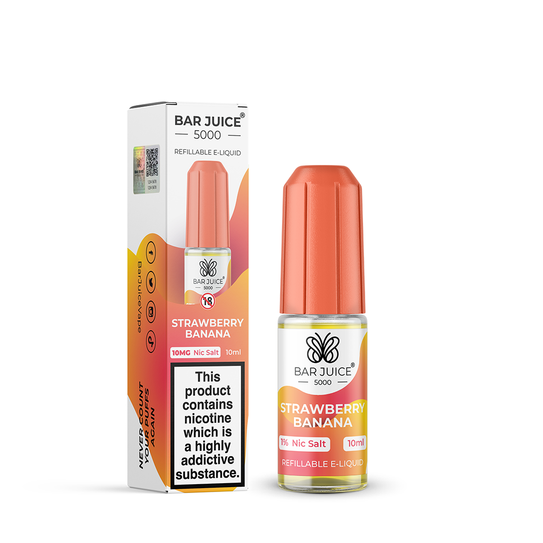 Bar Juice 5000 Strawberry Banana 10ml Nic Salt 10mg