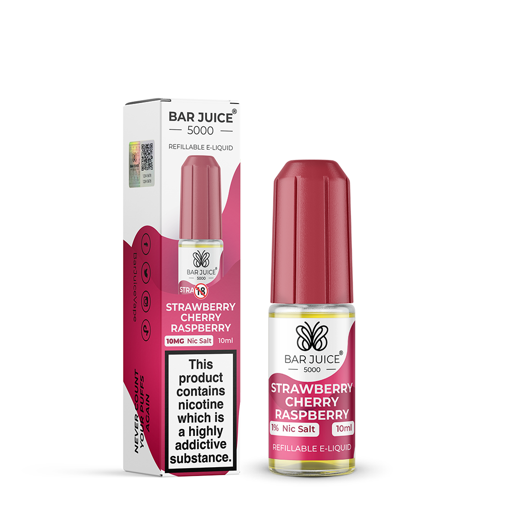 Bar Juice 5000 Strawberry Cherry Raspberry 10ml Nic Salt 10mg