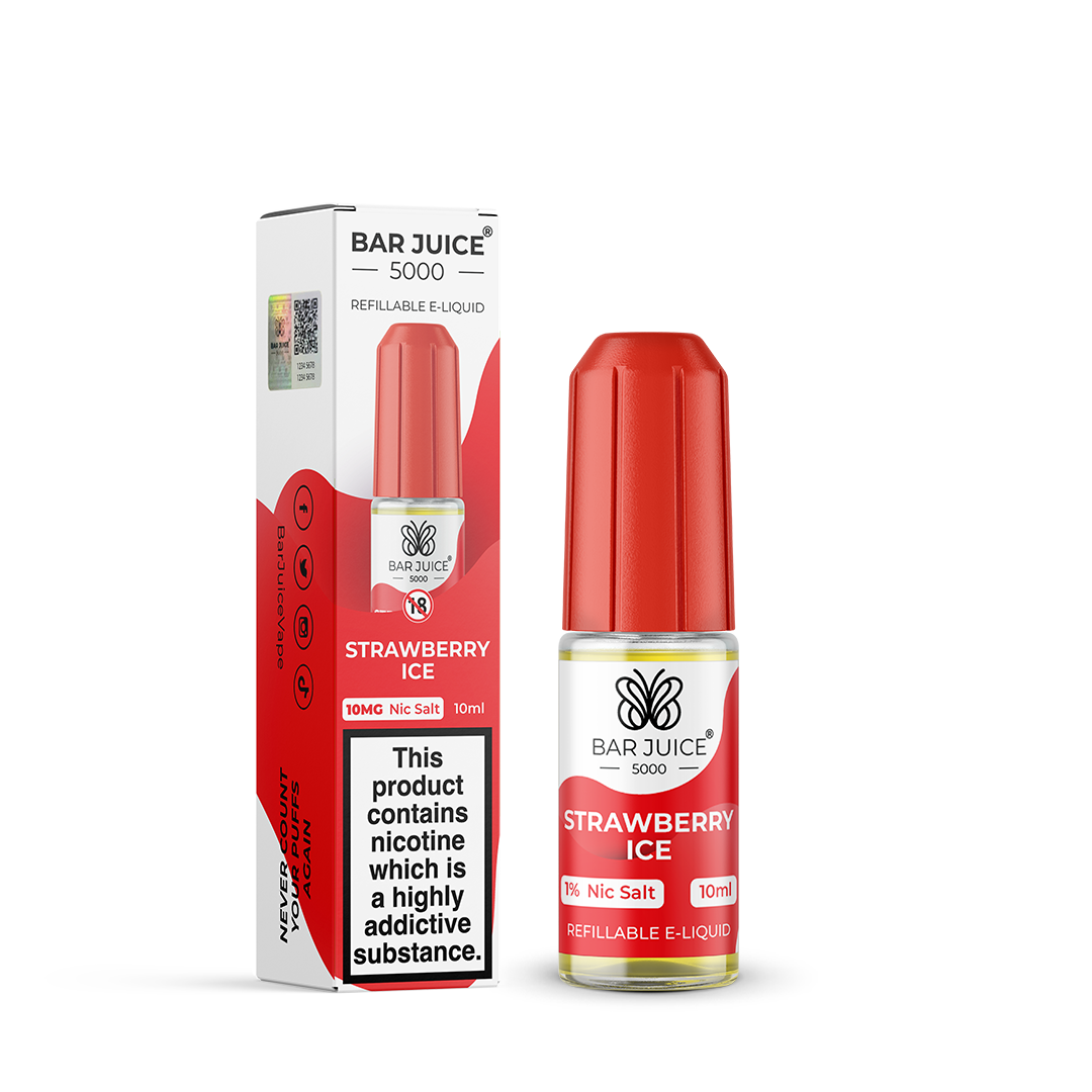 Bar Juice 5000 Strawberry Ice 10ml Nic Salt 10mg