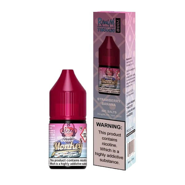 RandM 7000 Strawberry Banana Nic Salt 10ml