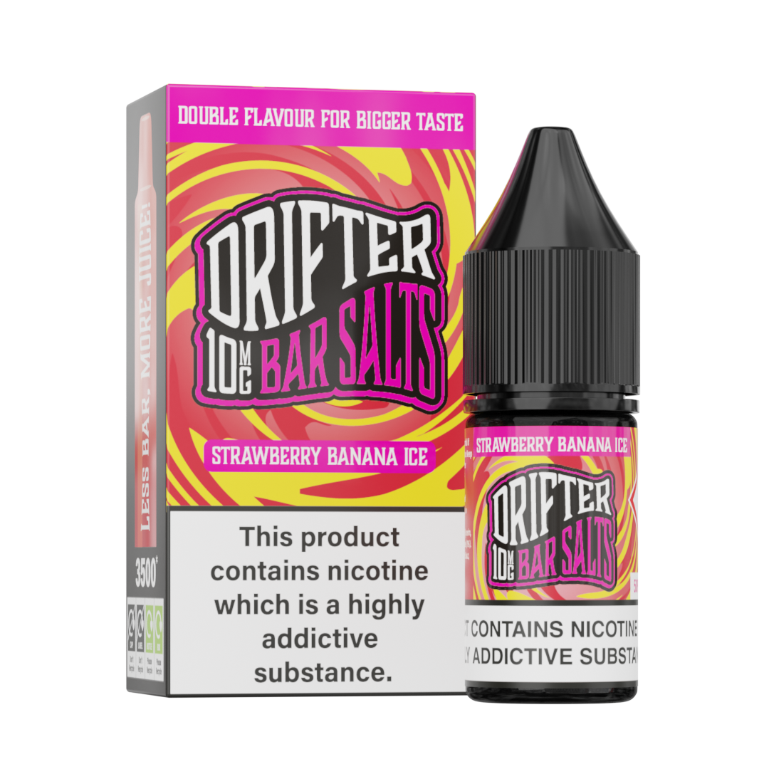 Drifter Bar Salts Strawberry Banana Ice 10ml Nic Salt