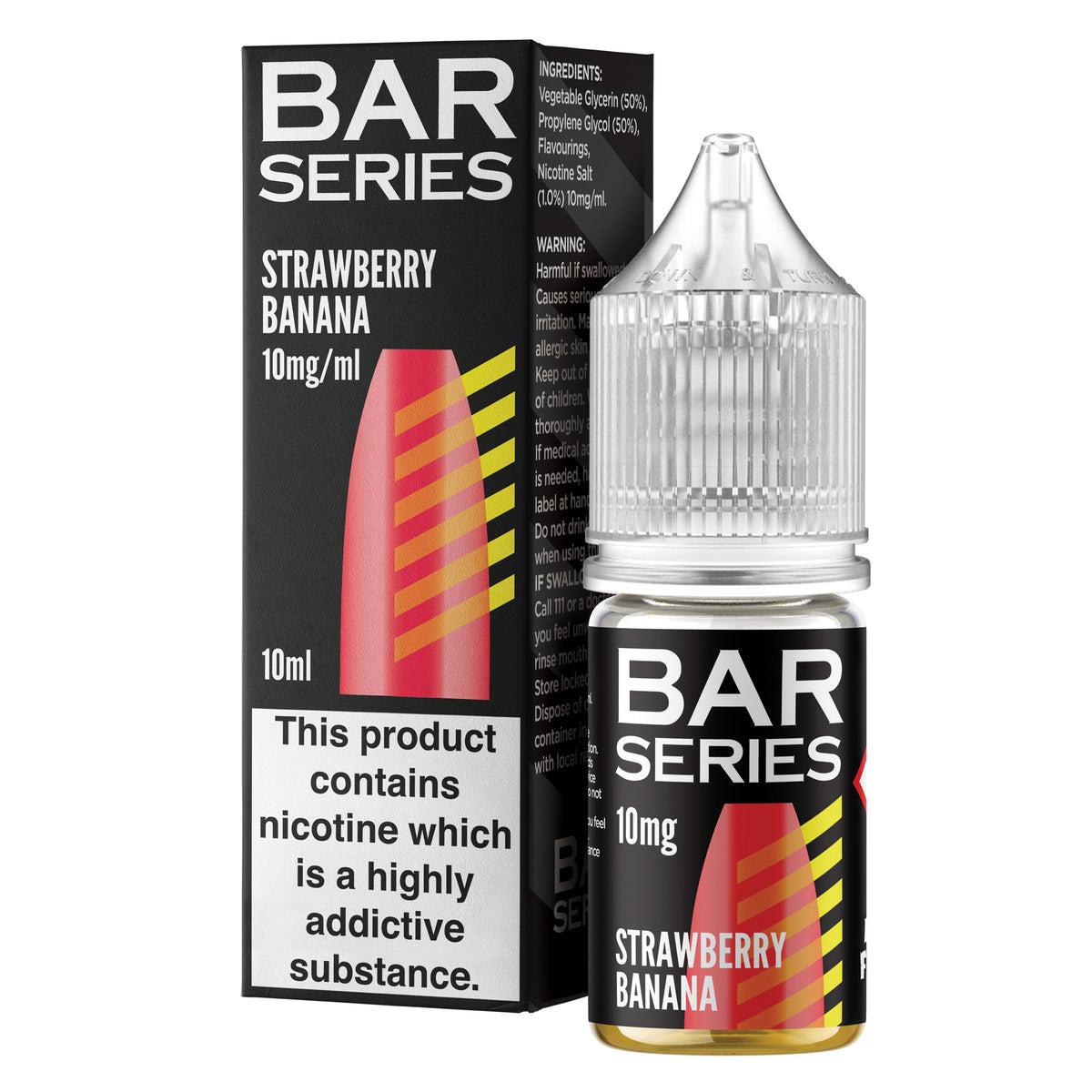 Bar Series Strawberry Banana 10ml Nic Salt - 10mg