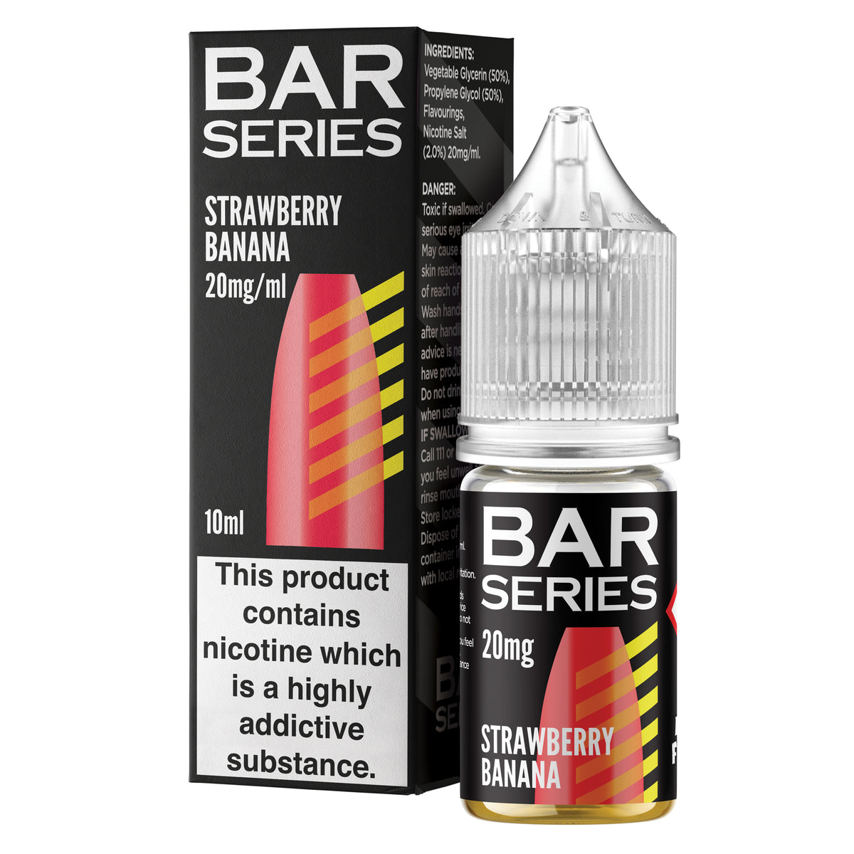 Bar Series Strawberry Banana 10ml Nic Salt - 20mg