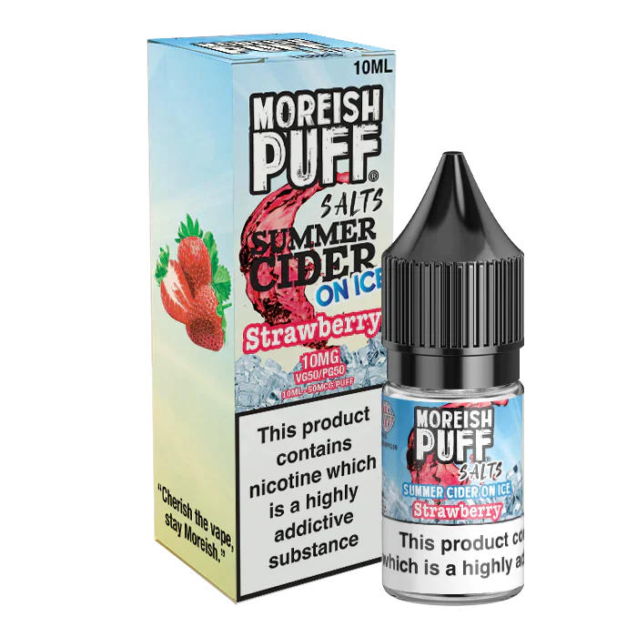 Moreish Puff Summer Cider on Ice 10ml Nic Salt 20mg