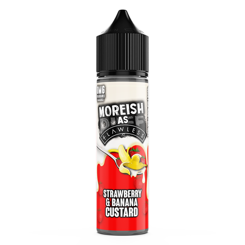 Moreish As Flawless Strawberry Banana Custard 50ml Shortfill