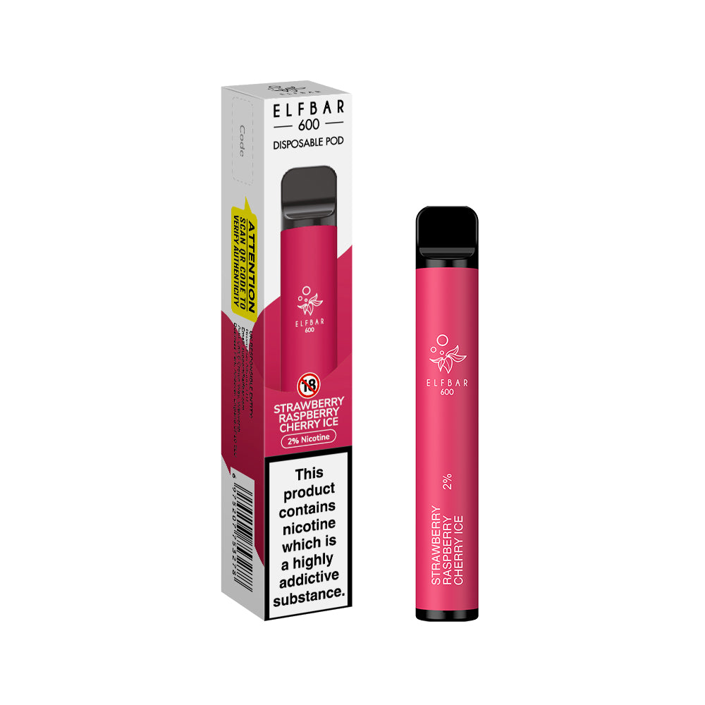 Elf Bar 600 Disposable Vape Device 20mg