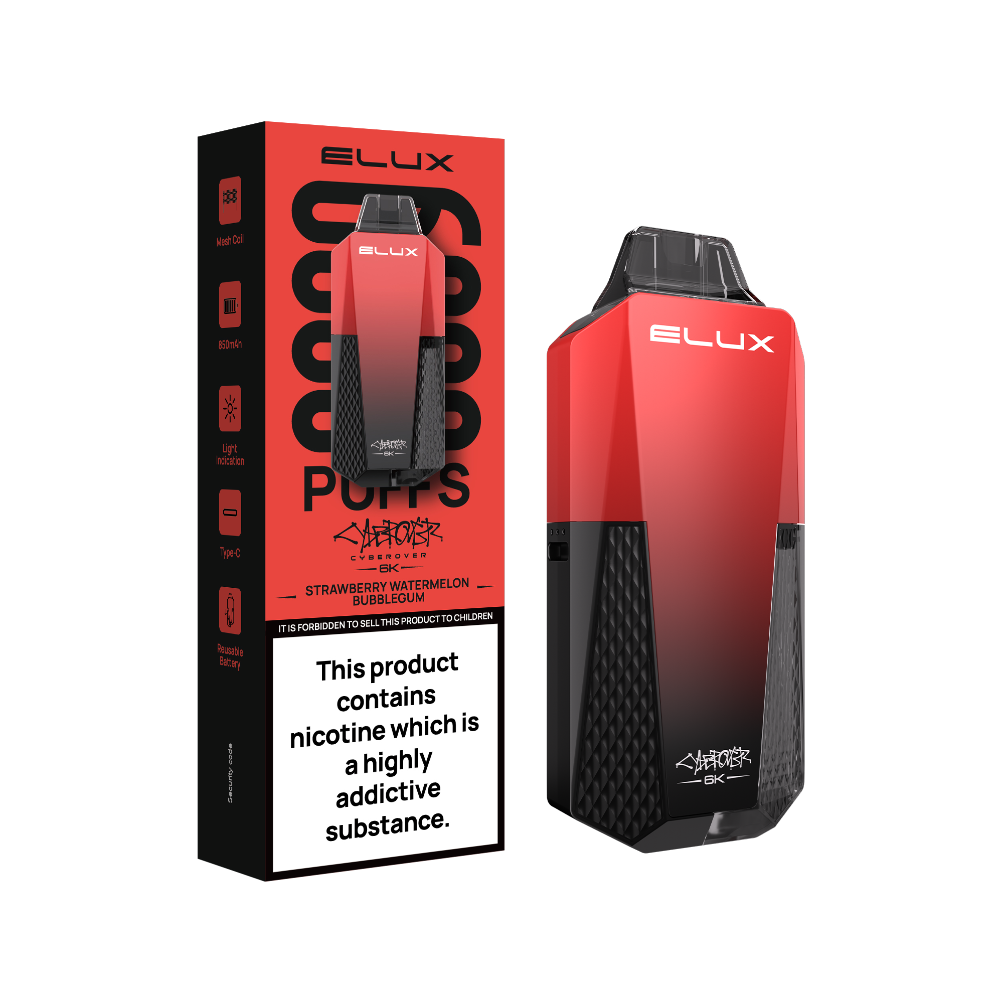 Elux Cyberover 6K Prefilled Vape Kit