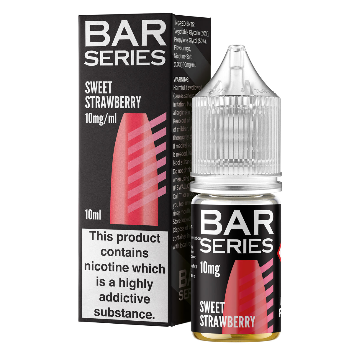 Bar Series Sweet Strawberry 10ml Nic Salt - 10mg