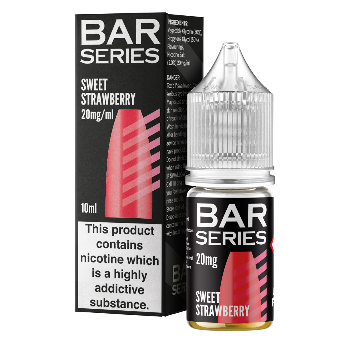 Bar Series Sweet Strawberry 10ml Nic Salt - 20mg