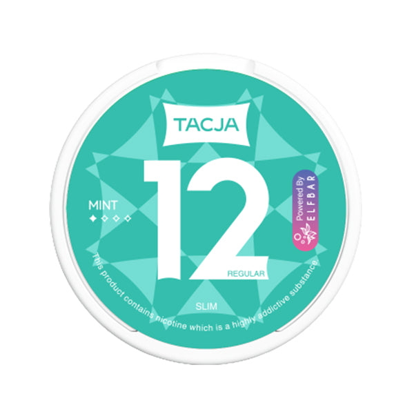 Elf Bar TACJA Nicotine Pouches Mint 12mg (Regular)