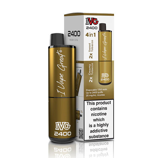 IVG 2400 Disposable Vape Device - Tobacco Edition