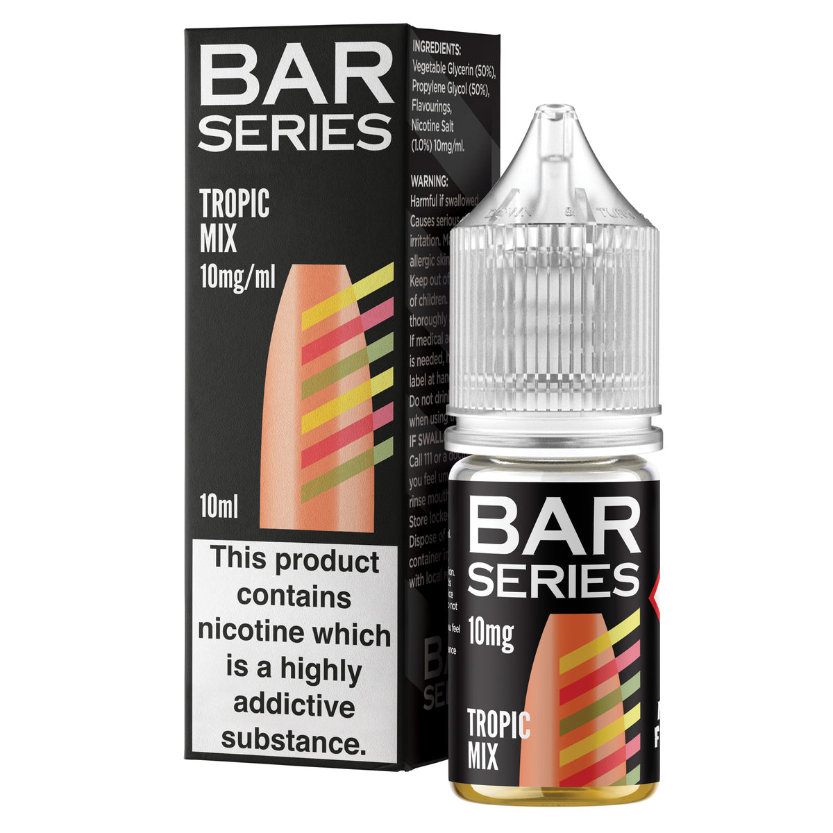 Bar Series Tropic Mix 10ml Nic Salt - 10mg