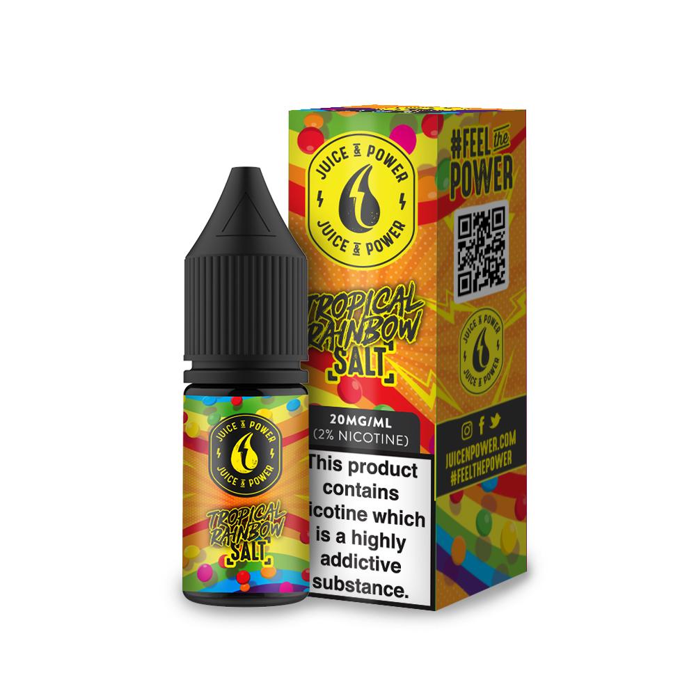 Juice N Power Tropical Rainbow 20mg 10ml Nic Salt E-Liquid