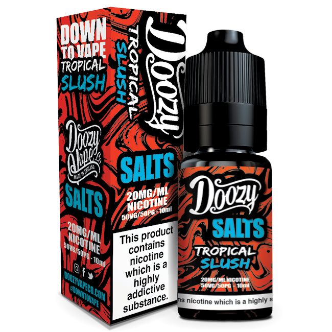 Doozy Vape 50/50: Tropical Slush 10ml Nic Salt E-Liquid