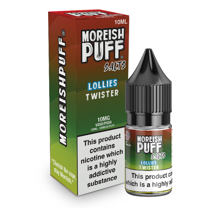 Moreish Puff Lollies Twister Nic Salt 10ml